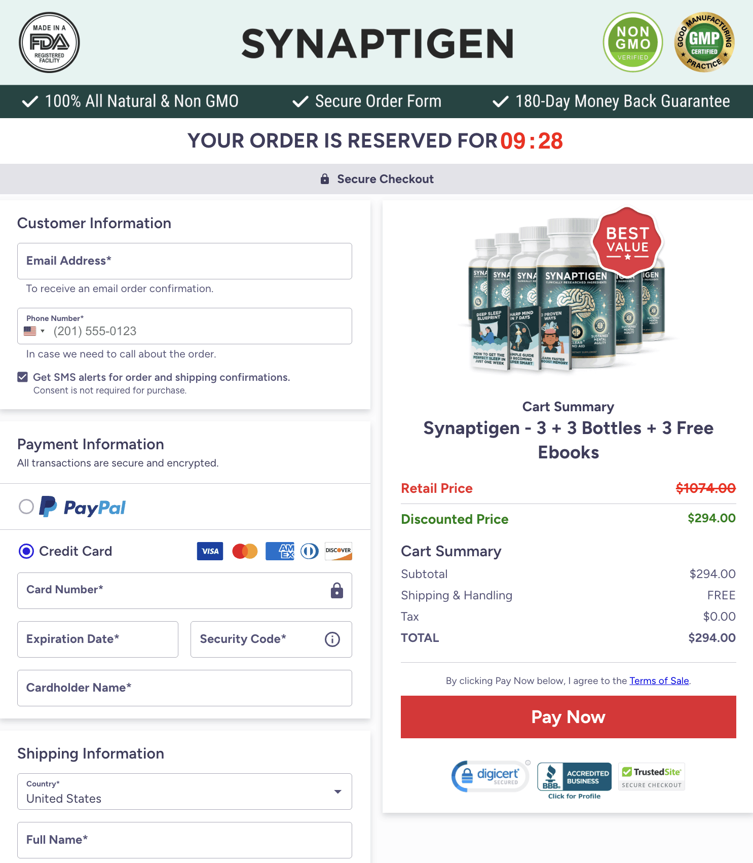 synaptigen-order-page